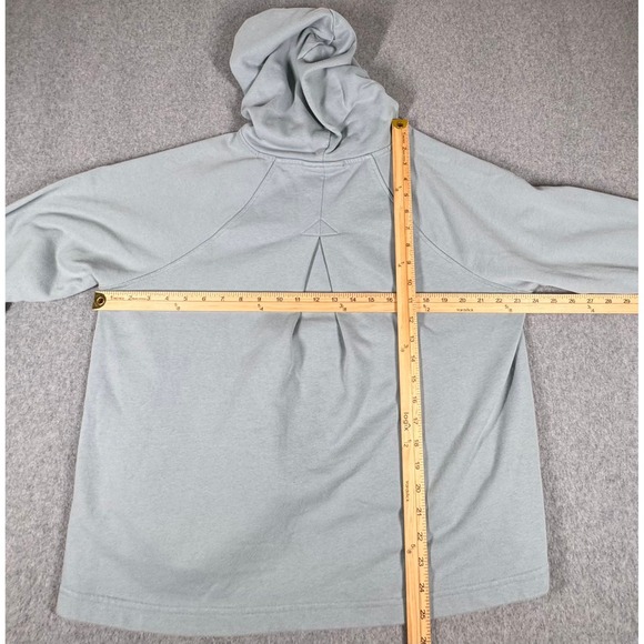 Sweaty Betty London Blue Running Hooded Sweatshirt Large - Picture 3 of 6